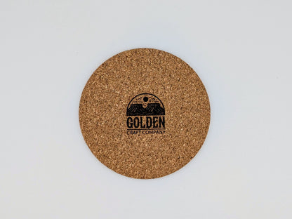 Custom Logo Cork Coasters